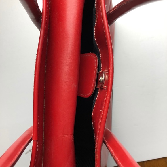 DOONEY & BOURKE Vintage Red Leather Handbag - Picture 13 of 16